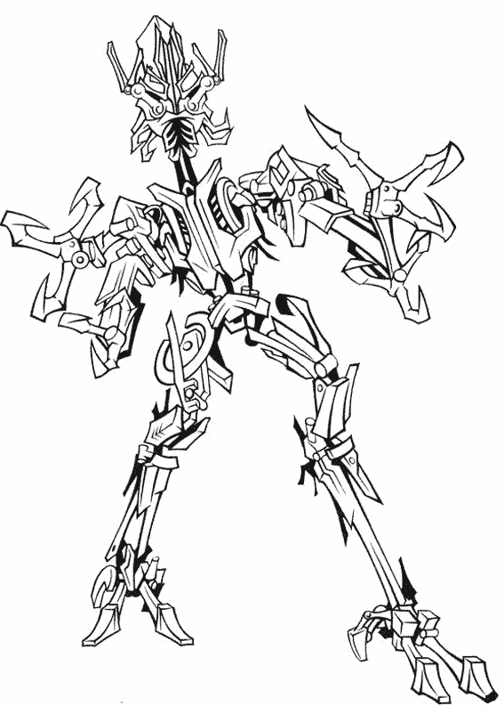 coloriage transformers decepticon crochu